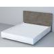 Кровать Эго арт. 031 1600 бетон светлый/камень темный
