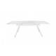 Стол раздвижной Атлант 1200 мрамор белый/белый муар