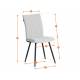 Стул обеденный Monte Carlo TREND флок бежевый