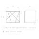 Тумба Geometry 500-0-1 Como навесная бетон