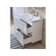 Тумба Geometry 800-0-2 умывальник 9696 белый