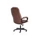 Кресло офисное Bergamo флок коричневый