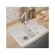 Кухонная мойка Uperwood Quartz UPD-03-01 белая матовая
