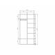 Шкаф Гранд ГШК/1-21-10-22 (двери тип 2) с зеркалами