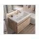 Тумба с раковиной Uperwood Eva Крафт Табачный 60 см