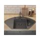 Кухонная мойка Uperwood Quartz UPD-06-03 серая матовая
