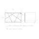 Тумба Geometry 700-0-1 Como навесная белый