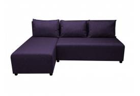 Диван угловой Виктория баклажан