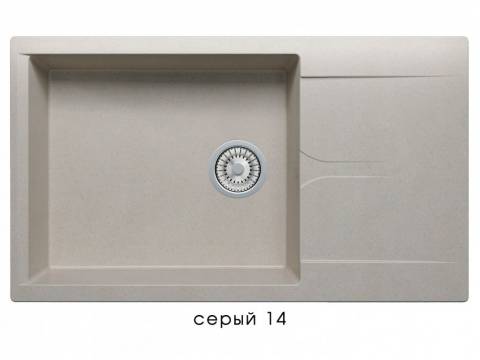 Мойка Polygran Gals-862 Серый 14