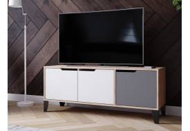 ТВ тумба ТВМ-4 графит/белый