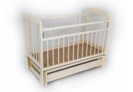 Кровать детская Мишутка №11 слоновая кость