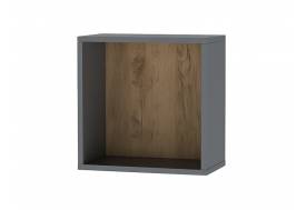 Полка Квадро ПЛ-1 Графит