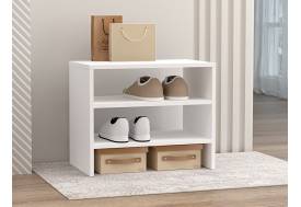 Обувница открытая 550 ЛДСП белый