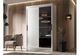 Шкаф купе Элегант 4 белый гладкий