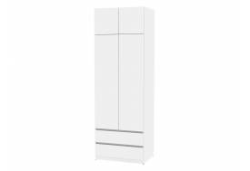 Шкаф Malta light H297 с антресолью HA2 Белый