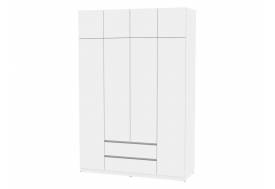Шкаф Malta light H302 с антресолью HA4 Белый