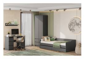 Детская Денвер Графит серый