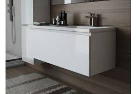 Тумба с раковиной справа Dallas Luxe 1400 навесная 1 длинный ящик