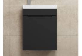 Тумба с раковиной Uperwood Tanos 40 см матовая черная