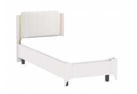 Кровать 900 Сиде Белый (Велюр) без основания