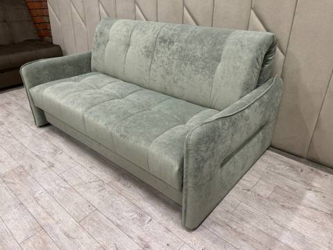 Диван Аккордеон 1400 подлокотник с кантом Sensey mist green